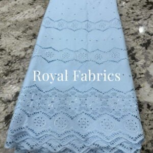 Blue High-End Fashionable Lace | Royal Fabrics Exclusive